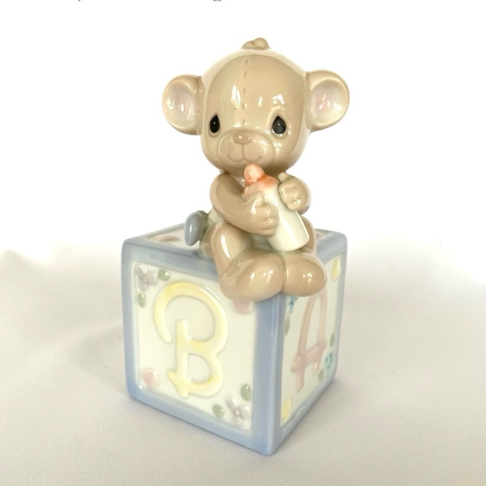 Precious Moments ABC Block Bank Vintage Collectible